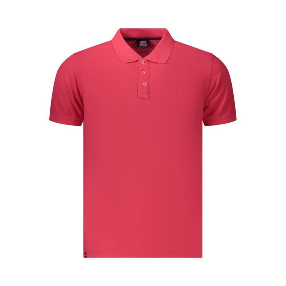 Norway 1963 Rosso Cotton Men's Men's Polo